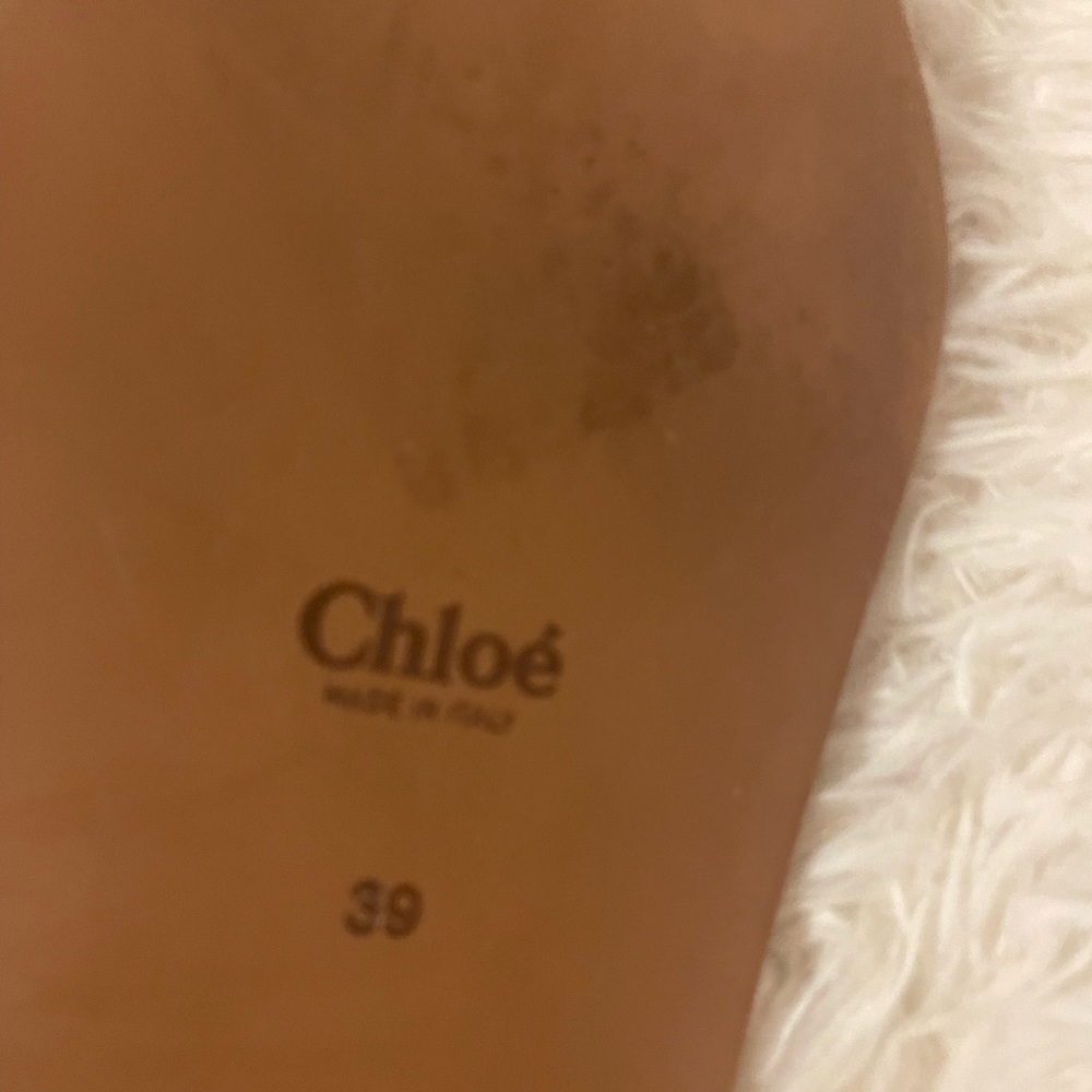 Chloe Logo Slide Sandal - Picture 4 of 6